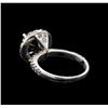 Image 3 : 5.59 ctw Black Diamond Ring - 14KT White Gold
