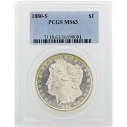 1880-S PCGS MS63 Morgan Silver Dollar