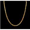 Image 2 : 36.80 ctw Multi Color Sapphire and Diamond Necklace - 14KT Yellow Gold