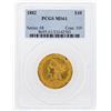 Image 1 : 1882 PCGS MS61 $10 Liberty Head Eagle Gold Coin