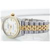 Image 9 : Rolex Two-Tone 1.00 ctw Diamond DateJust Men's Watch