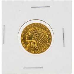 1910 $5 Indian Head Half Eagle Gold Coin