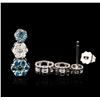 Image 1 : 14KT White Gold 1.00 ctw Diamond Earrings