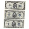 Image 1 : 1934 $5 Silver Certificate Currency Lot of 3