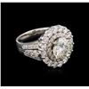 Image 2 : GIA Cert 5.50 ctw Diamond Ring - 14KT White Gold