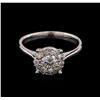 Image 1 : 0.74 ctw Diamond Ring - 14KT White Gold