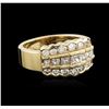 Image 1 : 14KT Yellow Gold 1.50 ctw Diamond Ring