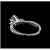 Image 3 : 0.87 ctw Diamond Ring - 18KT White Gold