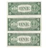Image 2 : 1935 Choice Uncirculated $1 Silver Certificate Currency Lot of 3