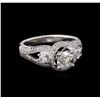 Image 1 : 1.57 ctw Diamond Ring - 14KT White Gold