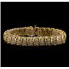 Image 1 : 7.50 ctw Diamond Bracelet - 14KT Yellow Gold