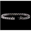 Image 3 : 10.35 ctw Diamond Tennis Bracelet - 14KT White Gold
