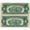 Image 2 : 1953 $2 AU Uncirculated Certificate Currency Lot of 2