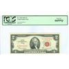 Image 1 : 1963 PCGS GN66PPQ $2 Red Seal Legal Tender Bank Note