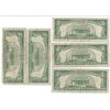 Image 4 : 1963 $5 Red Seal Bill Lot of 10