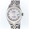 Image 1 : Rolex Stainless Steel Silver Roman DateJust Ladies Watch