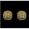 Image 1 : 2.15 ctw Diamond Earrings - 14KT Yellow Gold