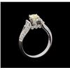 Image 4 : 1.15 ctw Diamond Ring - 18KT White Gold