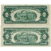 Image 2 : 1953 $2 AU Uncirculated Certificate Currency Lot of 2