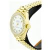 Image 2 : Rolex 18K Gold President Diamond and Emerald Ladies Watch