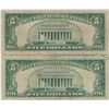 Image 2 : 1963 $5 Red Seal Bill Lot of 2