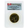 Image 1 : 2009 PCGS Superb Gem BU $50 Vancouver 2010 Olympic Gold Coin