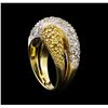 Image 4 : 1.58 ctw Diamond Ring - 14KT Yellow Gold