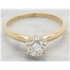 Image 1 : 0.40 ctw Diamond Ring - 14KT Yellow Gold