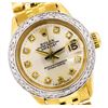 Image 2 : Rolex 18KT Yellow Gold Diamond DateJust Ladies Watch