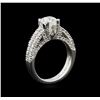 Image 3 : EGL USA Cert 1.89 ctw Diamond Ring - 18KT White Gold