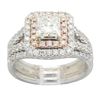 Image 1 : 1.75 ctw Certified Diamond Ring - 14KT White and Rose Gold