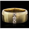 Image 1 : 14KT Yellow Gold 0.45 ctw Diamond Ring