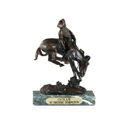 Outlaw Bronze Replica By Frederic Remington