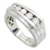 Image 2 : 1.00 ctw Mens Diamond Ring - 14KT White Gold