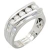 Image 3 : 1.00 ctw Mens Diamond Ring - 14KT White Gold