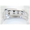 Image 4 : 1.00 ctw Mens Diamond Ring - 14KT White Gold