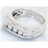 Image 9 : 1.00 ctw Mens Diamond Ring - 14KT White Gold