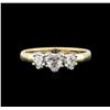 Image 2 : 0.80 ctw Diamond Ring - 14KT Yellow and White Gold