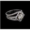 Image 1 : 2.97 ctw Diamond Ring - 14KT White Gold