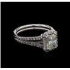 Image 1 : 1.63 ctw Diamond Ring - 14KT White Gold