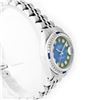 Image 2 : Rolex Stainless Steel 1.00 ctw Diamond and Sapphire DateJust Ladies Watch