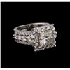 Image 1 : 5.91 ctw Diamond Ring - 14KT White Gold