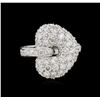 Image 1 : 14KT White Gold 1.74 ctw Diamond Ring