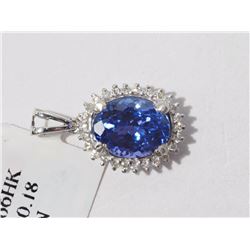 #52-14K GOLD TANZANITE & DIAMOND