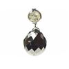 Image 1 : #35-14KT GOLD BLACK DIAMOND AND WHITE DIAMOND PENDANT