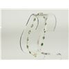 Image 2 : #20-14KT GOLD EMERALD BRACELET