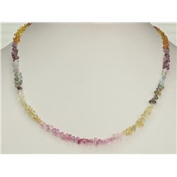 #9-14K YELLOW GOLD MULTICOLOURED SAPPHIRE