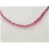 Image 2 : #50-18KT GOLD CLASP RUBY NECKLACE