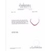 Image 3 : #50-18KT GOLD CLASP RUBY NECKLACE