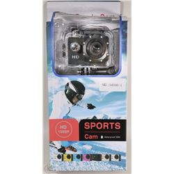 NEW HD 1080P SPORTS ACTION CAMERA WITH MOUNTS